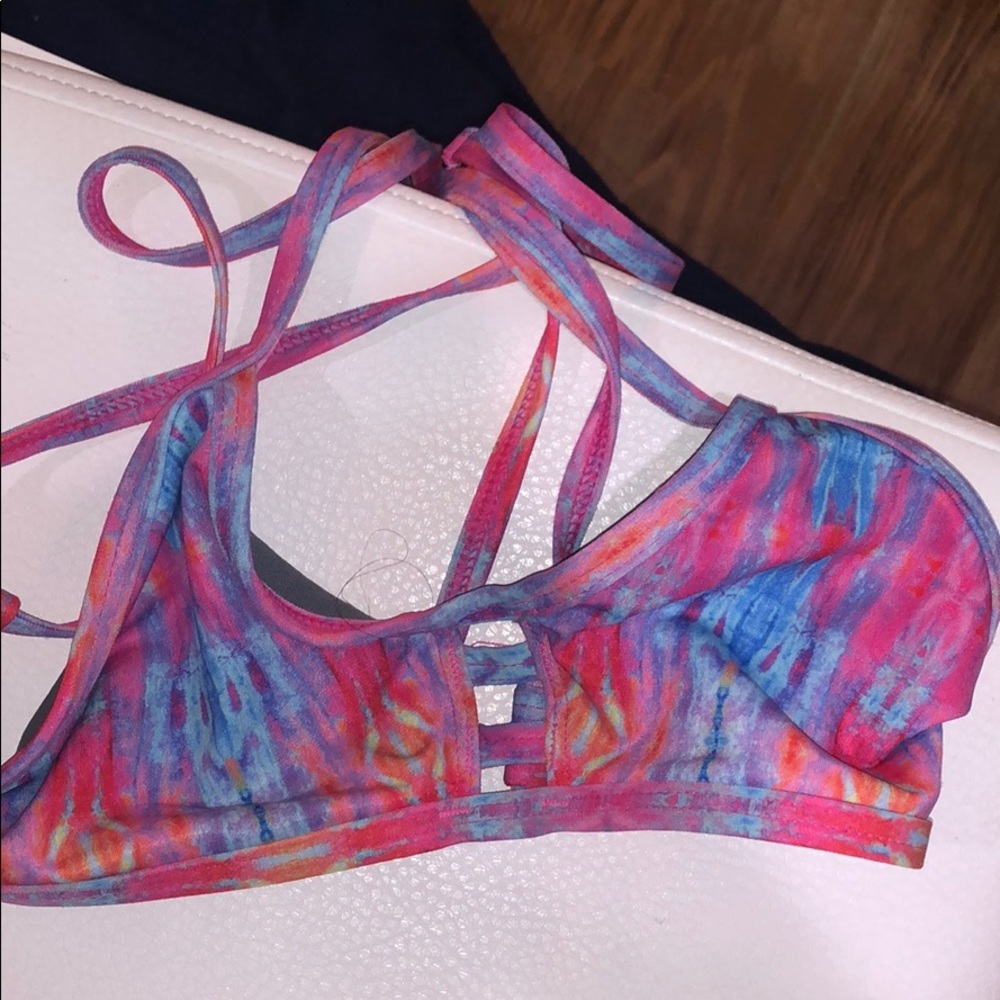 JOLYN tie dye bikini top